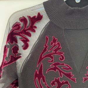 INC Sheer  Sweater - Medium